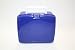 Lunchbox Baltic Blue Plastic with White Handle