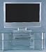 DigiTV Glass Wide Screen Plasma & LCD TV Stand for 32 To 52 Flat Panel Displays (Clear Glass)