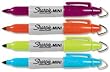 Sharpie Mini Permanent Marker Portable Fine Assorted Berry Orange Green Turquoise Ref S081126U [Wallet 4]