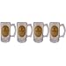 Guinness Gaelic Label Handled Tankard - Set of 4