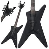 Dean ML XM Solid Body Electric Guitar Mahogany Finish Trans Black