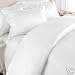 1200 Thread Count King / Cal-King Size 3pc Duvet Cover Set 100% Egyptian Cotton 1200 TC Solid White
