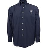 Antigua Connecticut Huskies (UConn) Navy Blue Matrix Long Sleeve Dress Shirt