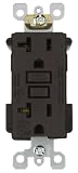 Leviton M7899 20 Amp 125 Volt SmartLockPro GFCI Receptacle Commercial Grade Brown