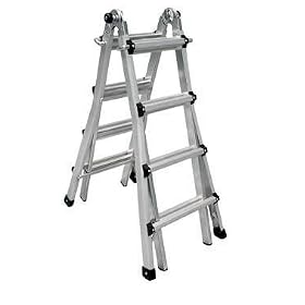 Tricam AL-17 Gorilla Ladders 17-Foot Aluminum Multiposition Ladder, ANSI Type IA, 300-Pound Capacity