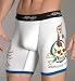 Ed Hardy Spider Skull Men's White With Black Band Boxer Brief