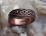 Solid Copper Ring Cr053 Size 9