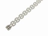 Five Row Diamond Belt Bracelet by Lucie Campbell