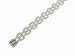 Five Row Diamond Belt Bracelet by Lucie Campbell