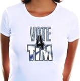 Vote 4 Tim Adult Cap T-Shirt