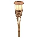 Malibu LZ604BSM32 Bamboo Solar Island Torch with Flickering Amber LEDs