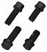 Third Party New : Black Oxide Header Bolt 3/8 in. x 16-0.75 in. Hex Head