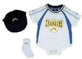 San Diego Chargers Infant Creeper with Cap and Booties