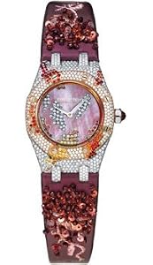 Audemars Piguet: Royal Oak Lady Oak Leaves, 67609CR.ZY.D071SU.01 (White Gold - Diamonds / Pink Mother of Pearl / Silk) from Audemars Piguet