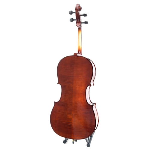 Cecilio CCO-500 4/4 Size Handmade Ebony Fitted All Solid Wood Cello Outfit