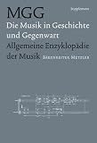 Die Musik in Geschichte und Gegenwart : allgemeine Enzyklopädie der Musik