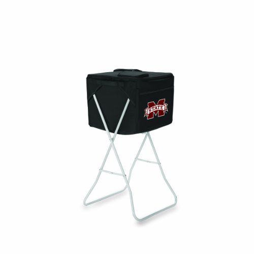 NCAA Black Party Cube Portable Cooler with Stand