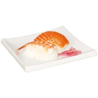 Porcelain Whiteware Crockery Set - Sushi Plate White - 148x148x25mm (Box 6)