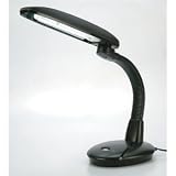EasyEye Energy Saving Elongated Desk Lamp, Black
