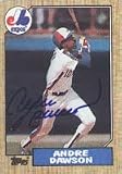 Andre Dawson, Montreal Expos Autographed Card