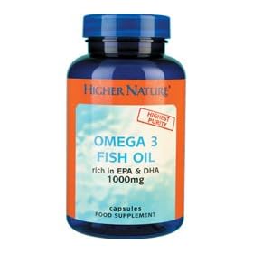 Higher Nature Omega 3 Fish Oils 180 capsules