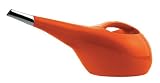 Alessi ADUL04 O Kiwi, Gie&szlig;kanne aus thermoplastischem Harz, orange mit T&uuml;lle aus Edelstahl 18/10