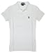 Ralph Lauren Skinny Fit Women Logo Polo T-shirt (Small, White)