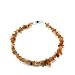 Sunstone Glitter Gem Chip Bracelet Sterling Silver Clasp 6, 7, 8, or 9-inch lengths
