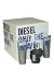 Diesel Only The Brave by Diesel for Men - 3 Pc Gift Set 2.5oz EDT Spray, 2 x 1.7oz After Shave Balm