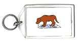 Keychain with animal, dog, puppy