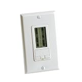 Leviton 6124H-T 24-Hour LCD Programmable Timer, Light Almond
