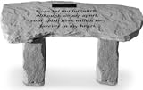 GONE NOT FORGOTTEN GARDEN BENCH-PERSONAL