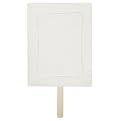 Embossed Border Fan Programs - Ivory (50ct)