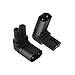 YEKELLA Figure 8 IEC 320 C7 to C8 90 Degree Up Down Angled Right Angle AC Adapter Extension, Black