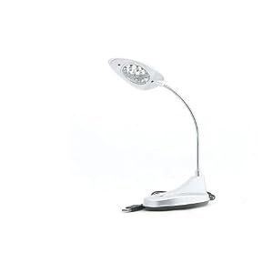 Computer USB 14 LED Flex Reading Desk Light 3 AA, 8307 by LED Wholesalers