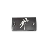 1999-2012 Suzuki Hayabusa GSXR 1300 BLACK BILLET FLUID RESERVOIR CAP LOGO ENGRAVED by KapscoMoto