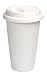 Kikkerland Double Walled 10-Ounce Ceramic Coffee Cup