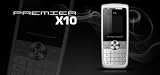 Premier X10 unlocked GSM Phone (Black) - Includes a Free silicone case and charger with purchase.
