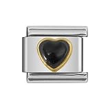 Zoppini Black Heart Link