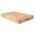 T&G Rectangular Chopping Board in End Grain Natural Hevea Wood, Large
