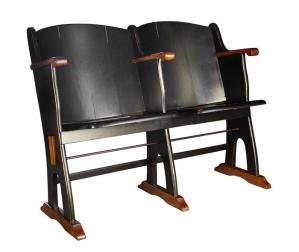 Authentic Models MF023 Roxy Theater Love Seat in Black - MF023,