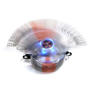 SilenX iXtrema Pro 80mm Copper Aluminum Blue LED (ATI Radeon 9xxx HDxxxx / NVIDIA GeForce Ti4xxx FX5xxx 6800 LE GT XT Ultra 7800) SLi VGA Video Card Heatsink