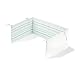 Pinolino 650585-2 - Nestchen f�r Kinderbetten, Streifen blau/gr�n