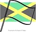 Flag - Paper 6in x 4in (pack of 6, on stick) - Jamaica