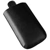 Etui Tasche Etuitasche schwarz mit Ausziehhilfe und gepolsterter Vorderinnenseite f�r Alcatel One Touch 918D