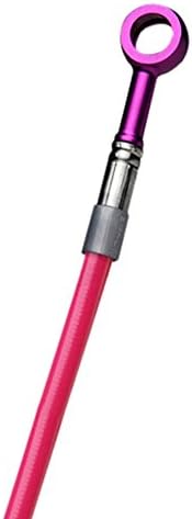 Spiegler S-YA0006-PNK-PUR Yamaha XV535 Virago Front Brake Line Kit (orig. ) Line: Pink/Fitting: Purple