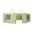 Quictent 6.8x5 Meter Beige Octangle Festival Gazebo Party Tent Wedding Marquee