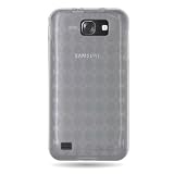WIRELESS CENTRAL Brand Flexi Gel SKin TPU Glove SMOKE CHECKERED PLAID Soft Cover Case For SAMSUNG I757 SKYROCKET HD / GALAXY S II [WCM253]