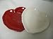 Heart Shaped Dessert Plates Set of 2