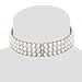 Bling Jewelry 8mm South Sea Shell Pearl Three-Strand Choker Necklace